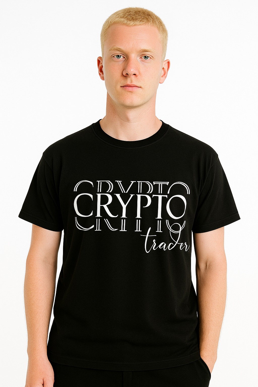 Premium Men's T-shirt with print | Crypto Trader