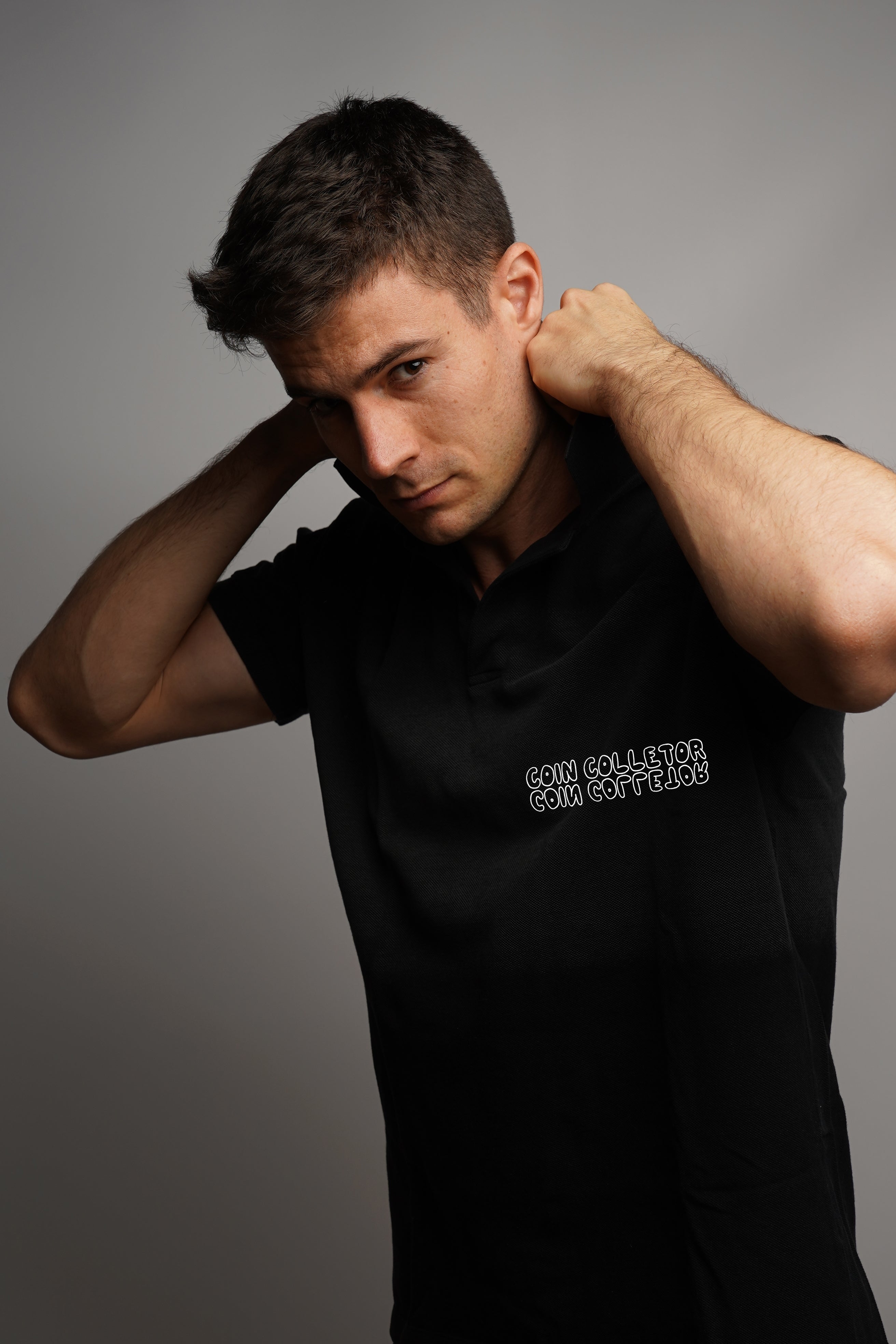 Premium Polo shirt with print | Coin for Crypto Fans