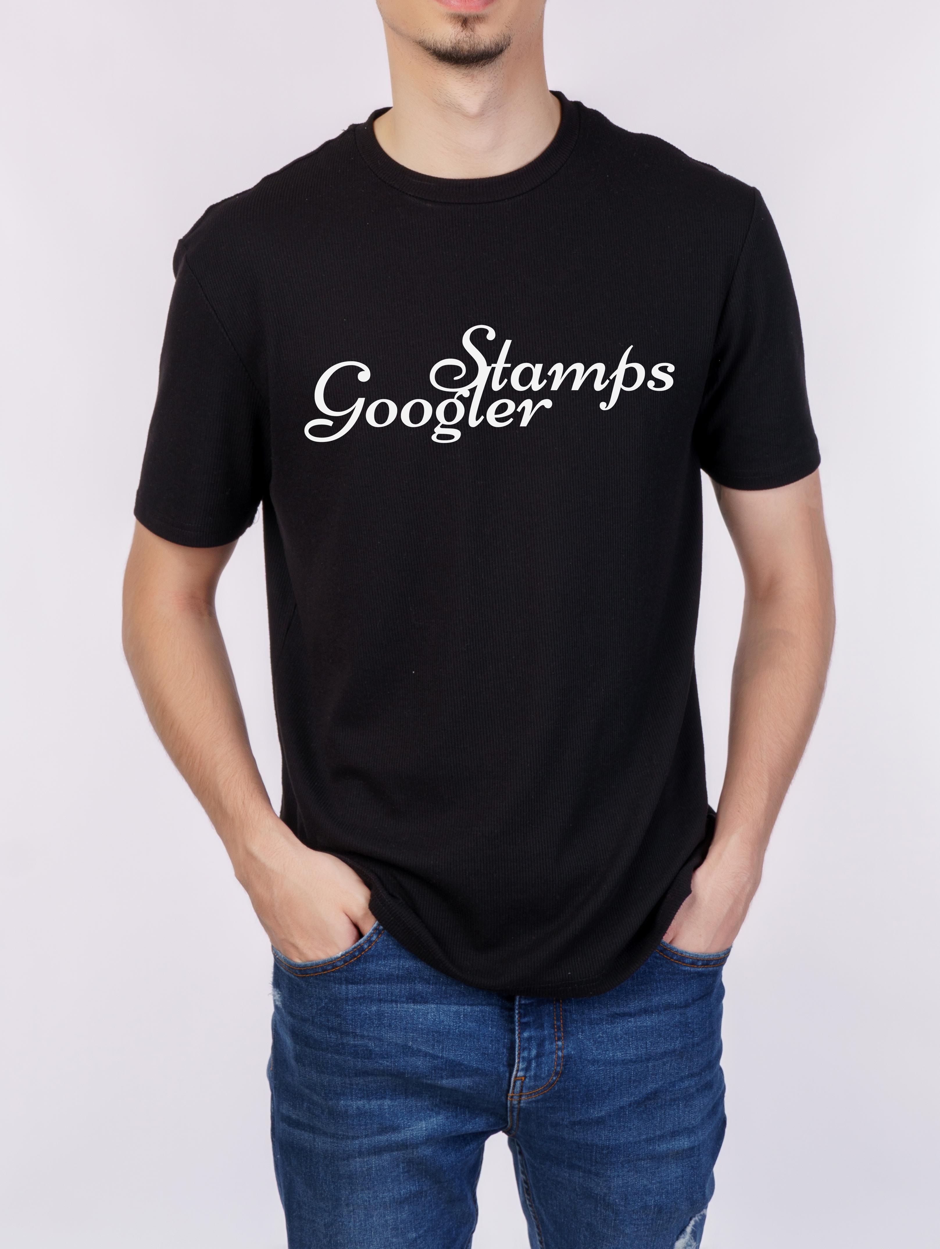 T-shirt męski z nadrukiem | Premium Men's T-shirt with print | Stamps Googler