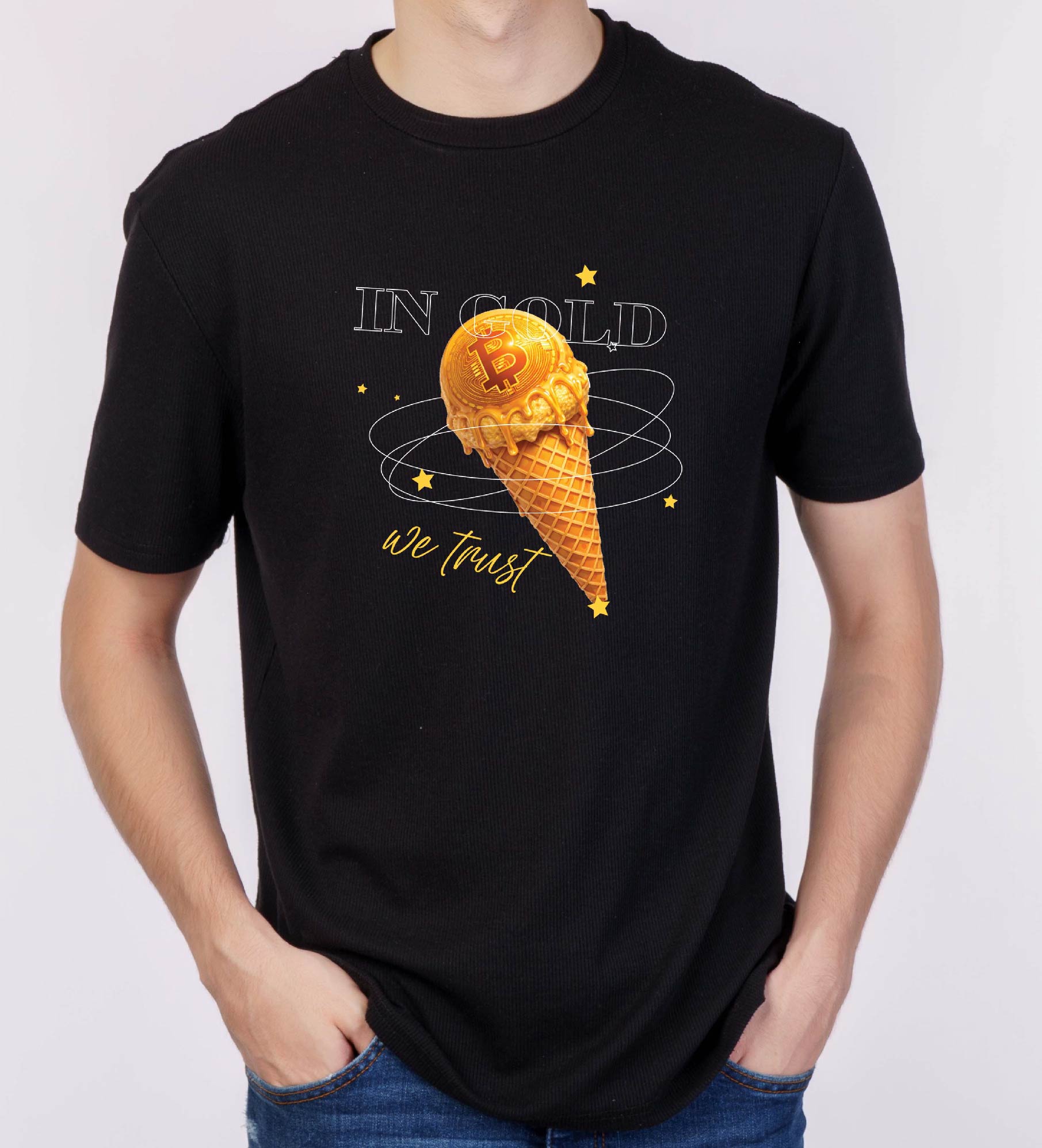 Koszulka męska nadruk ice